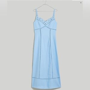 Madewell Linen-cotton midi dress